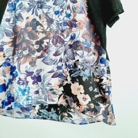 YELLOW BIRD Anthropologie 'Last Act' Floral Blouse Sz S - Picture 6 of 12